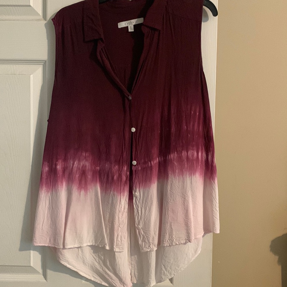 Ombré sleeveless top